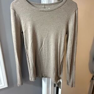 GAP Taupe Long Sleeve Tee